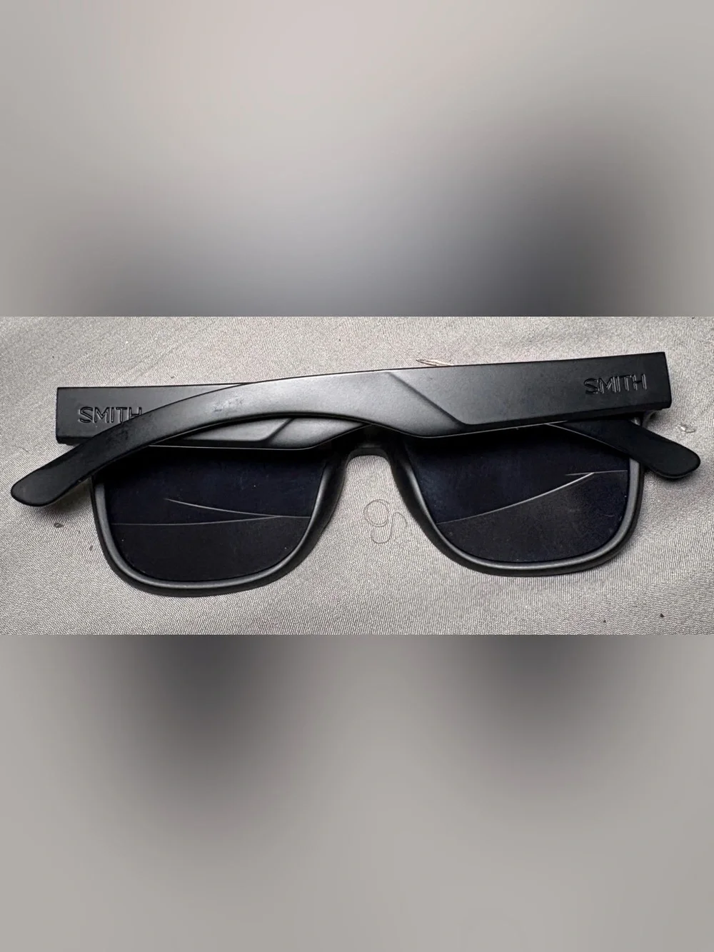 SMITH Black Frame with Dark Grey Lenses Sunglasses